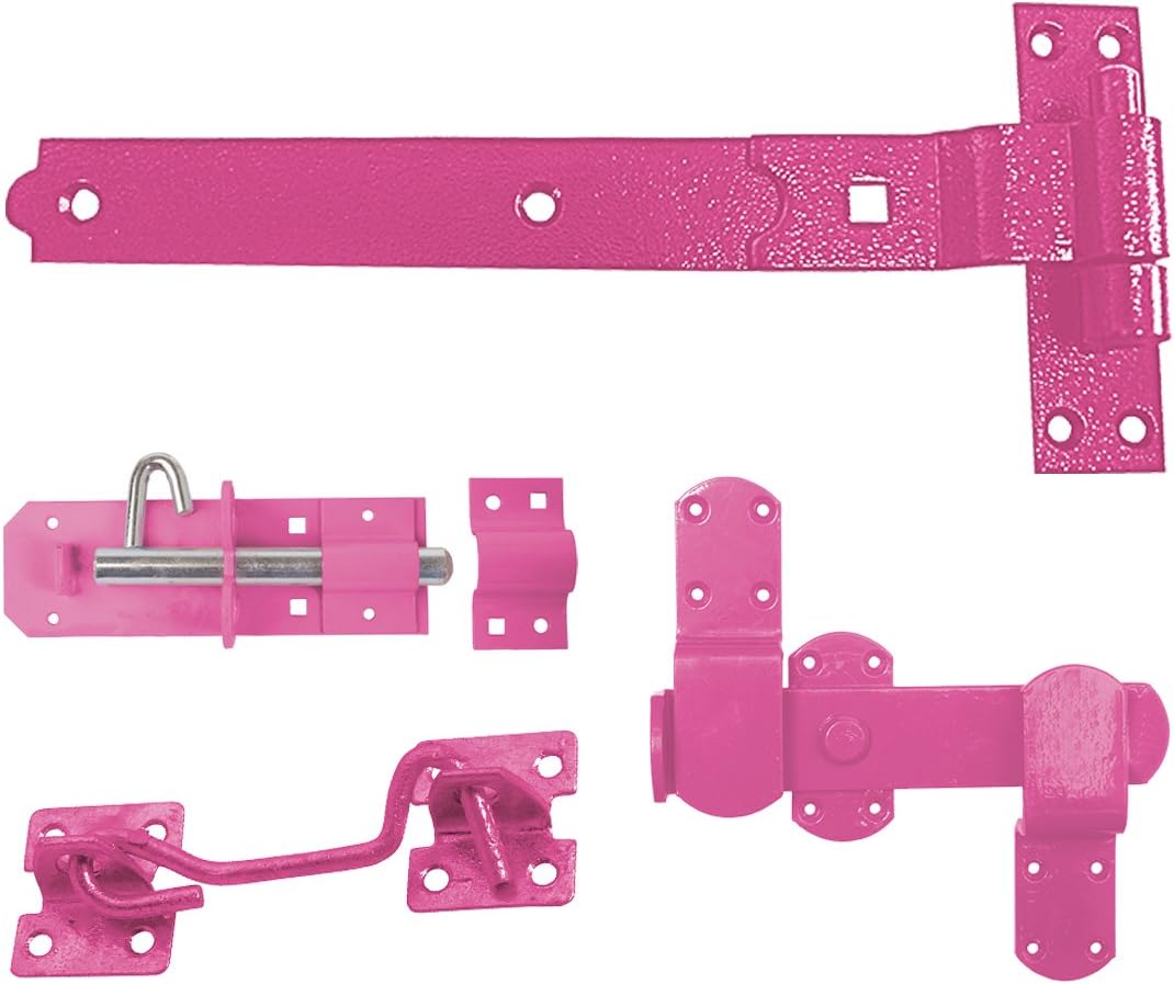 Perry Equestrian SPA130-0600PK 600 mm 24 inch Stable Pack a-prepacked with Fittings, Pink