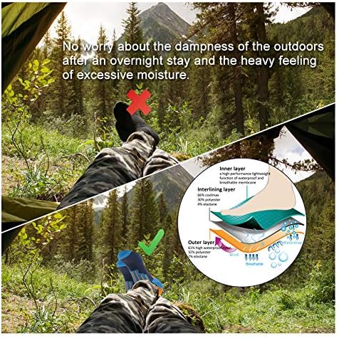 Waterproof breathable socks for men and women, priced at $18.99.