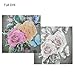 Hestya 2 Pieces Flower Diamond Painting DIY Kit Rhinestone Painting Craft Supply for Art Craft DIY Home Decoration