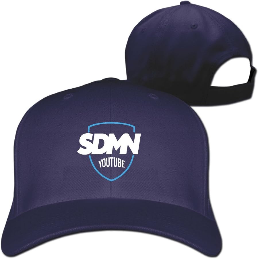 CHAMYAHAT Classic Sidemen Youtube Sdmn Sun Cap Men&Women Peaked Adjustable Black