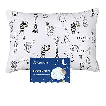 Amazon.com: Aisawate - Almohada para niños con funda de ...