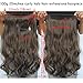 Secret Halo Hair Extensions Flip in Curly Wavy Hair Extension Synthetic Women Hairpieces 20
