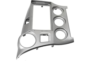 Solaughguy 9 Inch Car Stereo Fascia Frame Panel in Silver, Direct Replacement for Matrix 2009-2014, Plastic Dashboard Mountin