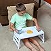 Lap Table Serving Tray With Foldable Legs – Folding Breakfast in Bed Serving Tray – Laptop Stand – By Home-X