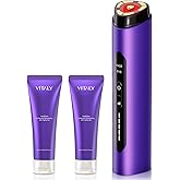 Skin Tightening Face Machine, Facial Massager Light Therapy for Face, 3 in 1 Microcurrent Facial Device Home Use Anti-Aging Device, 5 Level for Facial Firming, Wrinkle, Lifting, Toning, Glow Boost