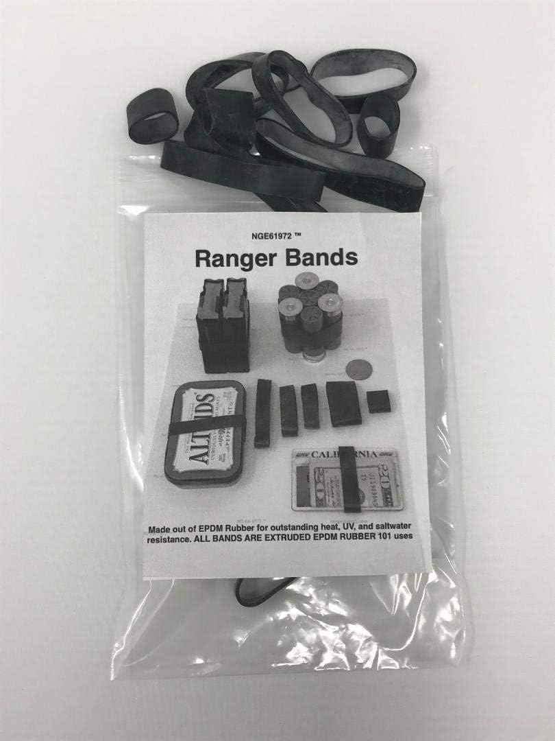Ranger Bands Mixed 35 Count Made from EPDM Rubber for Survival, Emergency Tinder and Strapping Gear of Various Sizes Made in the USA NGE61972 : Office Products