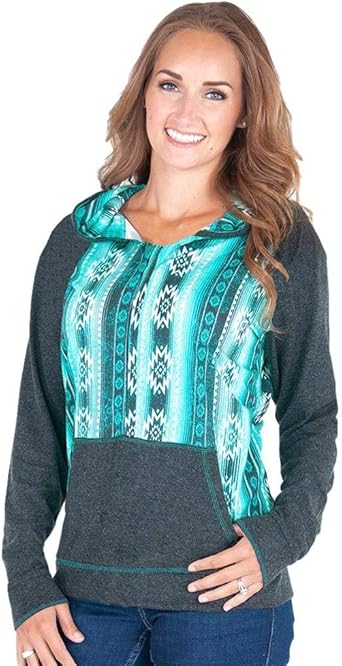 turquoise hoodie womens