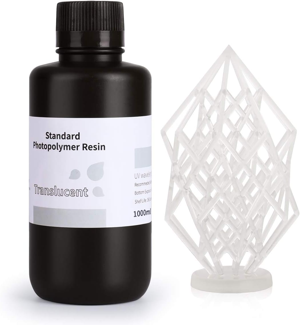 Amazon.co.jp ELEGOO 光造形3Dプリンター用 UVレジン 1000g 光硬化可能樹脂 3Dプリンタ向け (透明) DIY