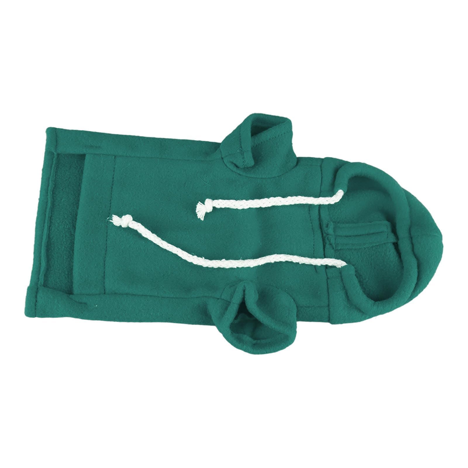 Ferret Clothes, Cat Vest Turtleneck Sweater With Hat Ferret Pullover Shirt With Sleeves Ferret Pajamas Jumper Winter Thickening Warm Pet Ferret Clothes for Pet Ferret (S)