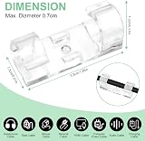 URAQT Self Adhesive Cable Clips 40 Pcs Wall Cable Management Organizer view 3