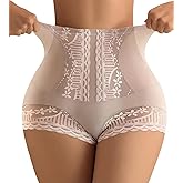 JUQDNX Shapewear Tummy Control Underwear for Women, High-Waisted Butt Lifter Briefs