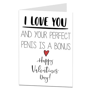 rude valentines day cards for him