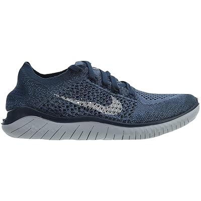 Nike Women's Free RN Flyknit 2018 Blue Running Shoes Bahrain
