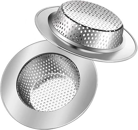 Amazon Gongxiang パンチング ゴミ受け ステンレス製 排水口 ゴミ受け 2個セット 洗面所 キッチン用 排水溝 浅型 排水口 サイズ 7cm 4 3cm 9cm 5 5cm 排水口水切りカゴ オンライン通販