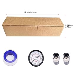 RIH 1/4" NPT Auto Drain Compressed Air Filter
