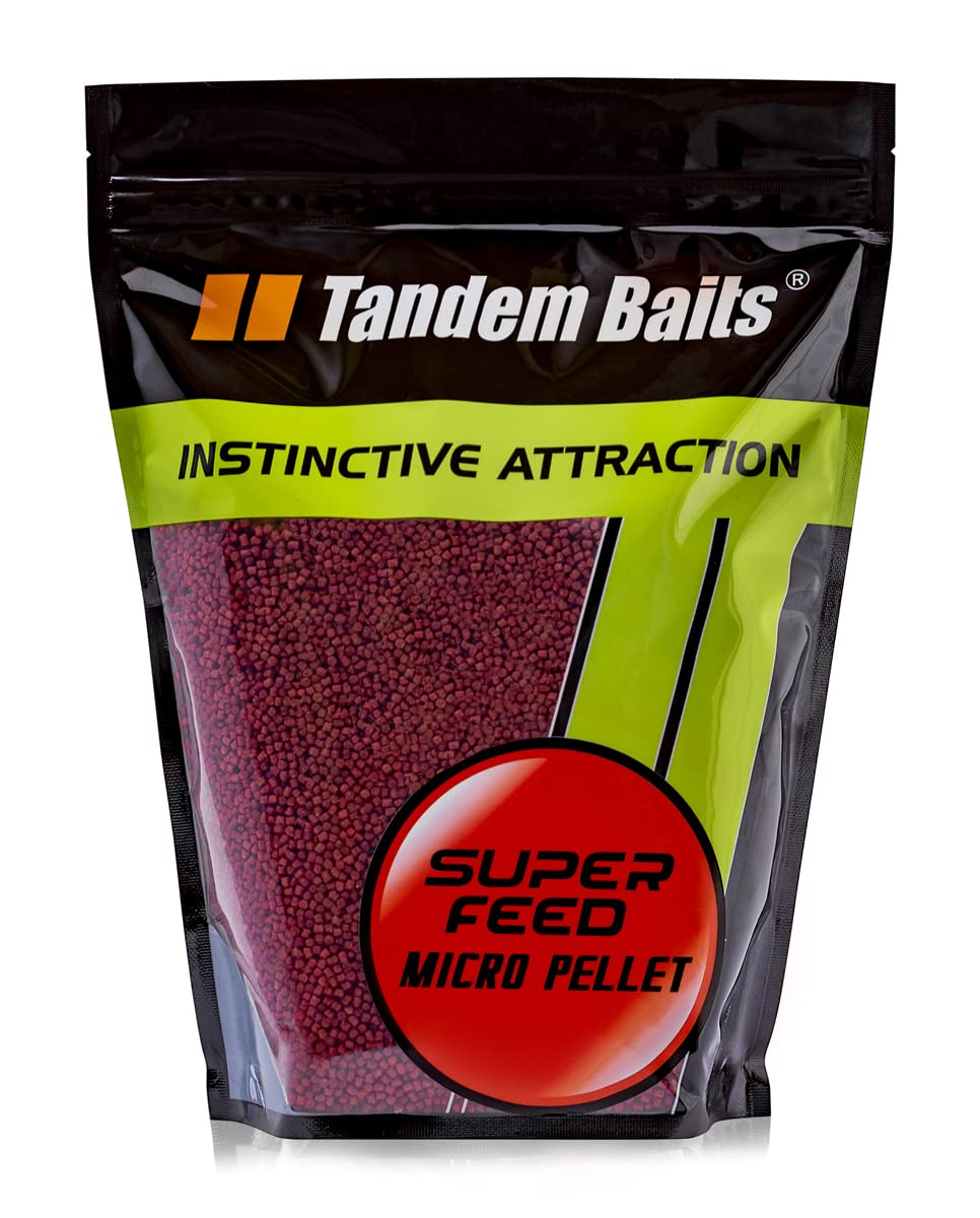 Tandem Baits SuperFeed Micro Pellet Strawberry Cream Carp Pellets | Carp Fishing Pellet | Carp Fishing Bait | Carp Bait | Carp Fishing Accessories for Monster Fish 2 mm 1 kg