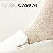 Organic Eco Hemp Walking Socks – Wide Range of Cool Moisture Wicking Dress Socks - White (Set of 3 Pair) Size XL Large (12-15)