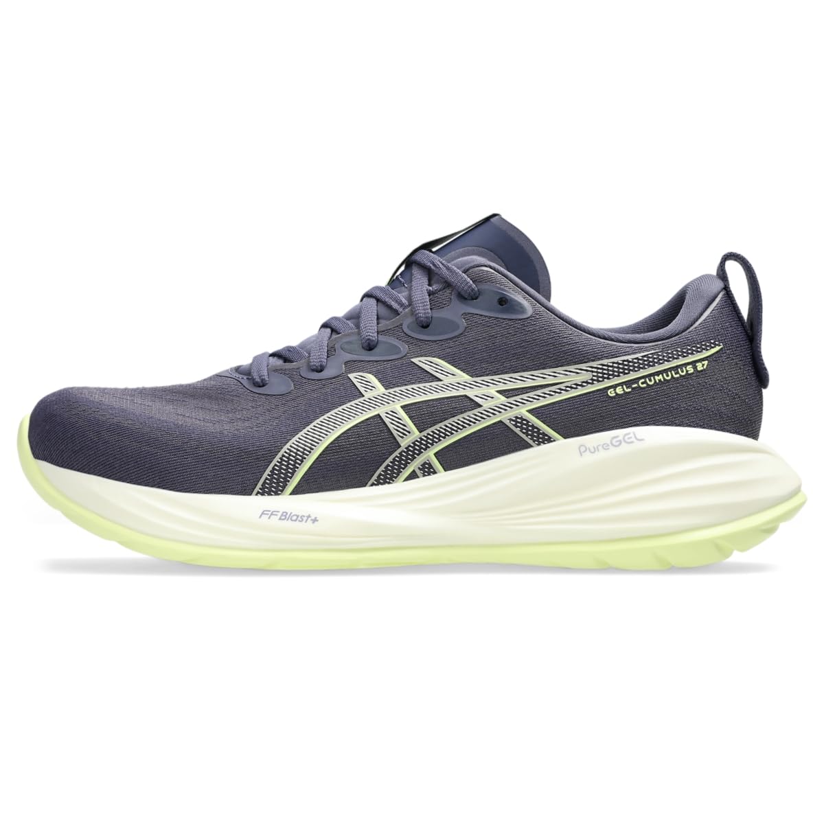 ASICS Men's Gel-Cumulus 27 Running Shoes, 10.5, Indigo Fog/Lucid Yellow Image