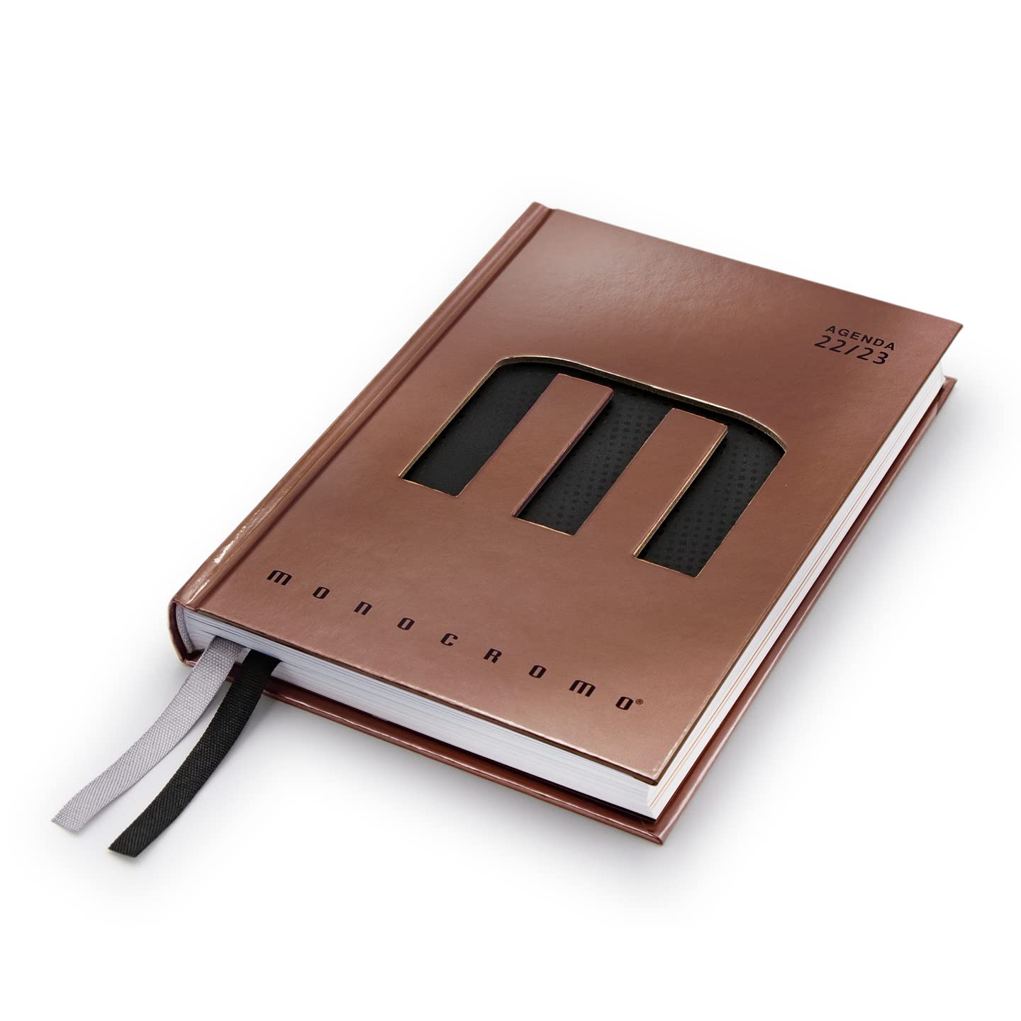 Pigna Diary Agenda Monochrome Mood 2022/2023 Pink metallic
