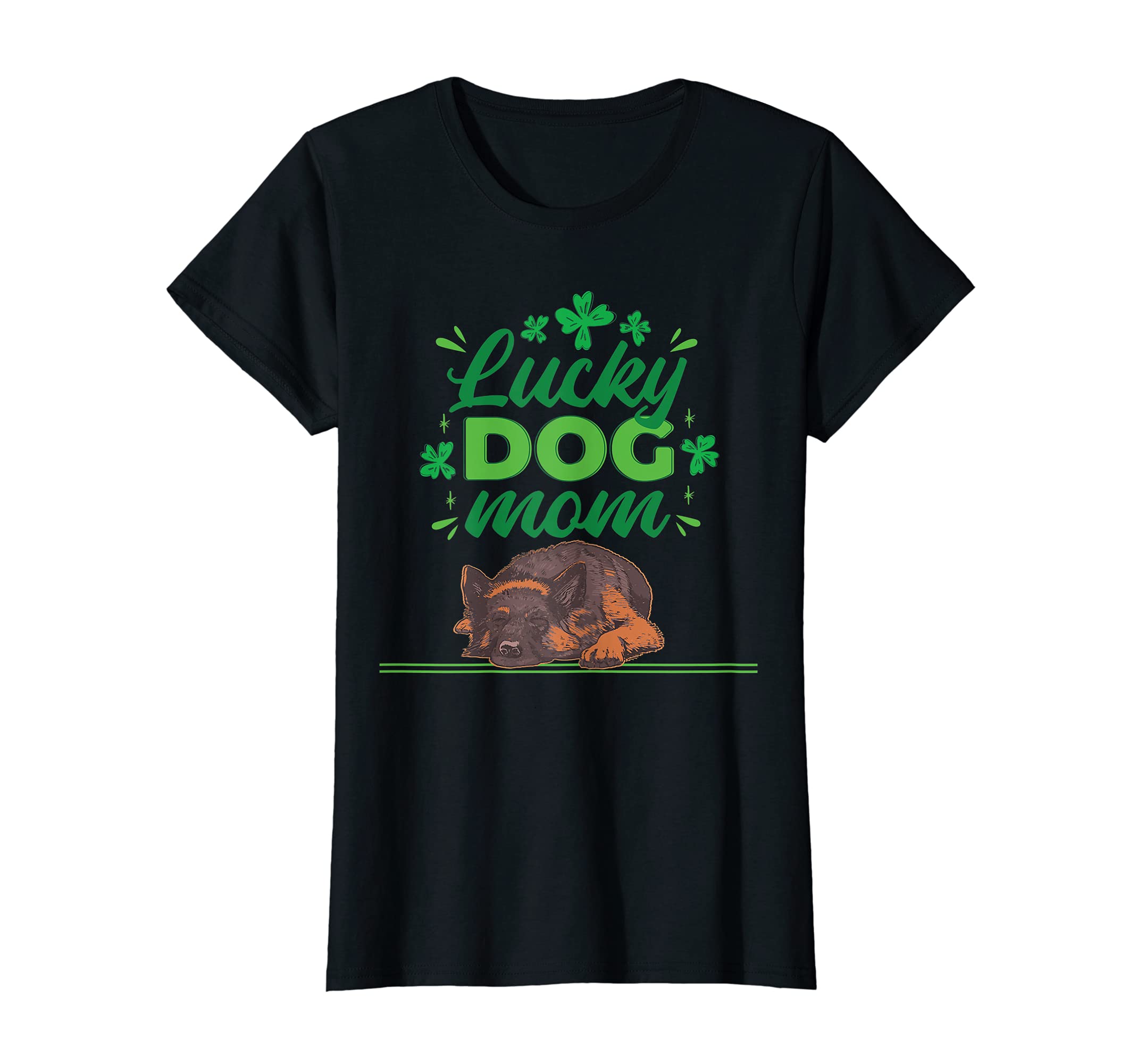 Dogs, Ladies Accessories German Shepherd, Happy Dog Mother T-Shirt