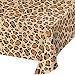 Creative Converting 329660 TABLECOVER PL 54" X 108" AOP LEOPARD PRINT, 54 x 108, Multicolor