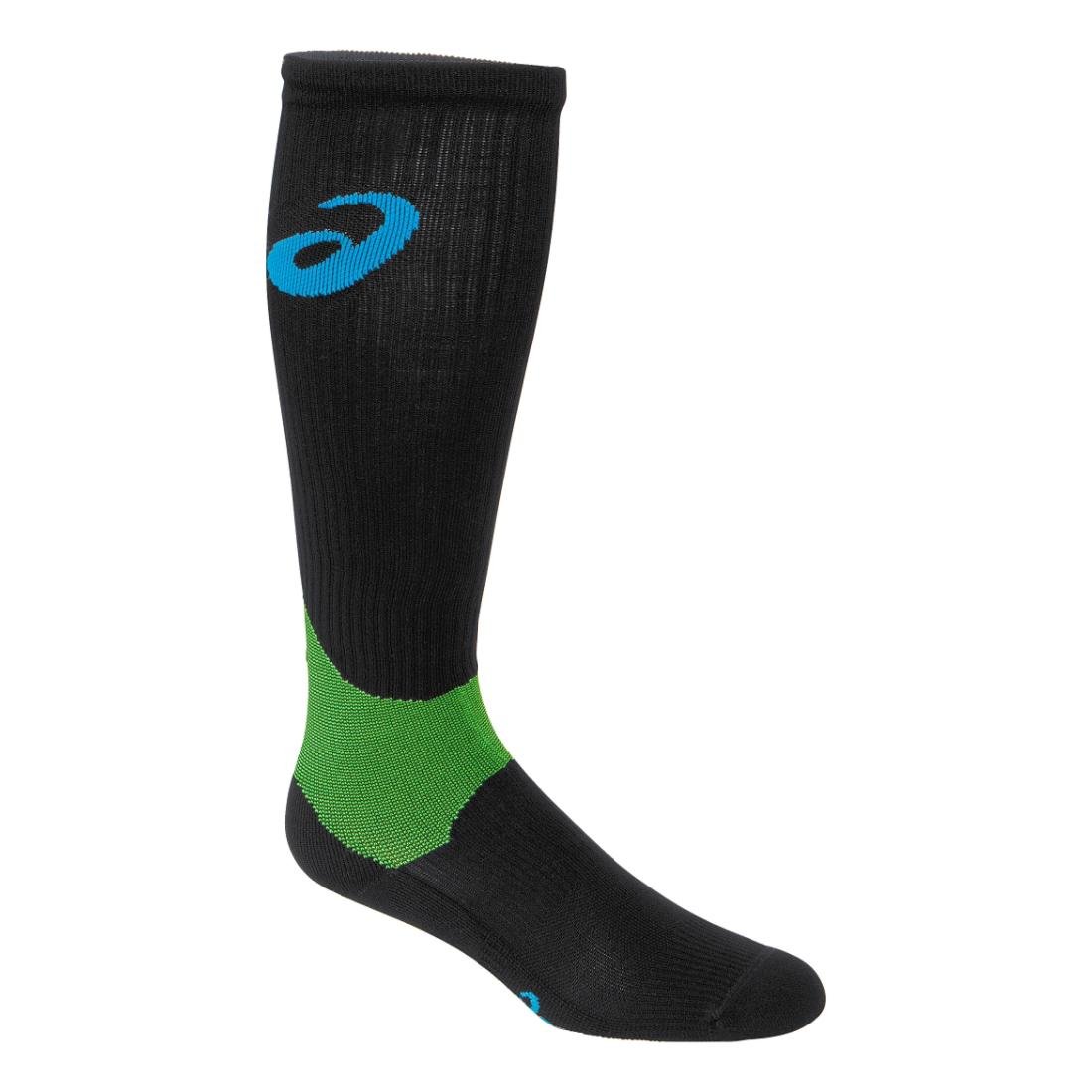 Calcetines hasta la rodilla ASICS Rally, pequeño, negro
