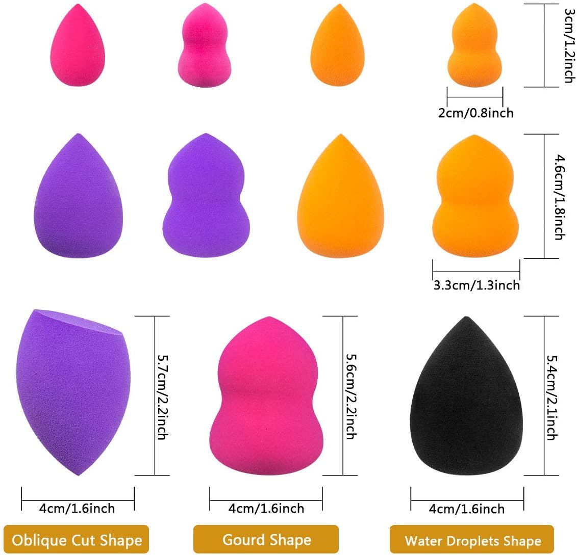 Makeup Sponge Blender Set, 11pcs Beauty Blender Foundation Blending - Image 4