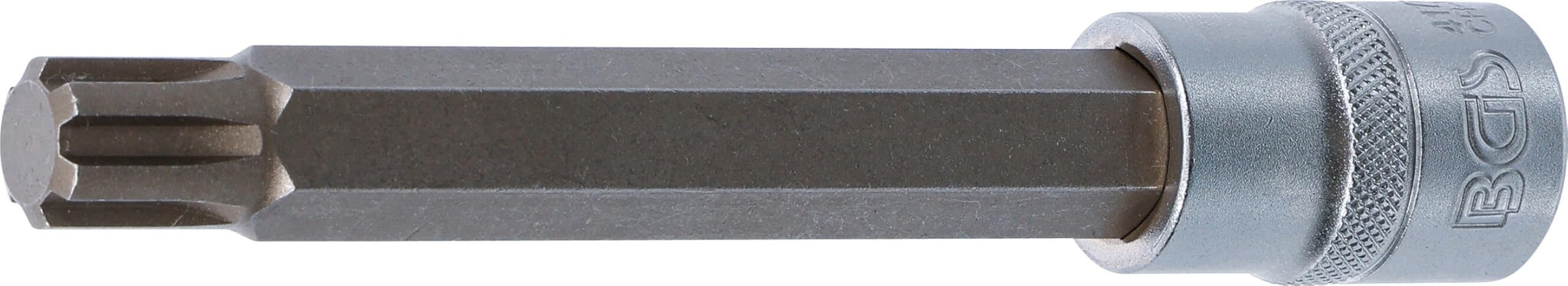 BGS 4178 | Bit Socket | length 140 mm | 12.5 mm (1/2") Drive | Spline (for RIBE) | M14 — image 1