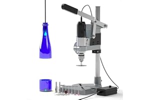 Electric Glass Bottle Cutter, Glass Plastic Cutting Kit, Cutting Tool for Wine Bottle, Multifunctional DIY Bottle Cutting Mac