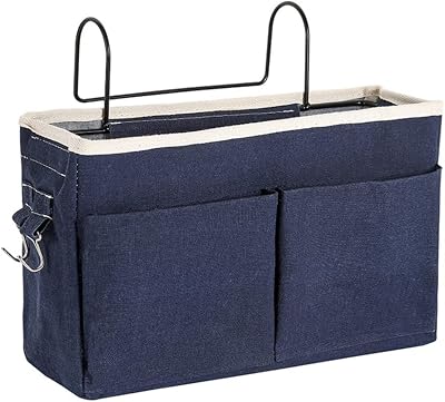 Croselyu Home Multifunctional Bedside Hanging Bag Blue