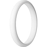 ThunderFit Stackable Silicone Wedding Rings for