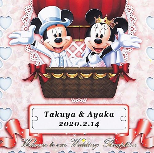 Amazon ディズニー メッセージパズルウェルカムボード 気球タイプ ミッキーマウス ミニーマウス 80ピース ウエルカムボード 結婚式 寄せ書き バルーン おもちゃ雑貨 おもちゃ