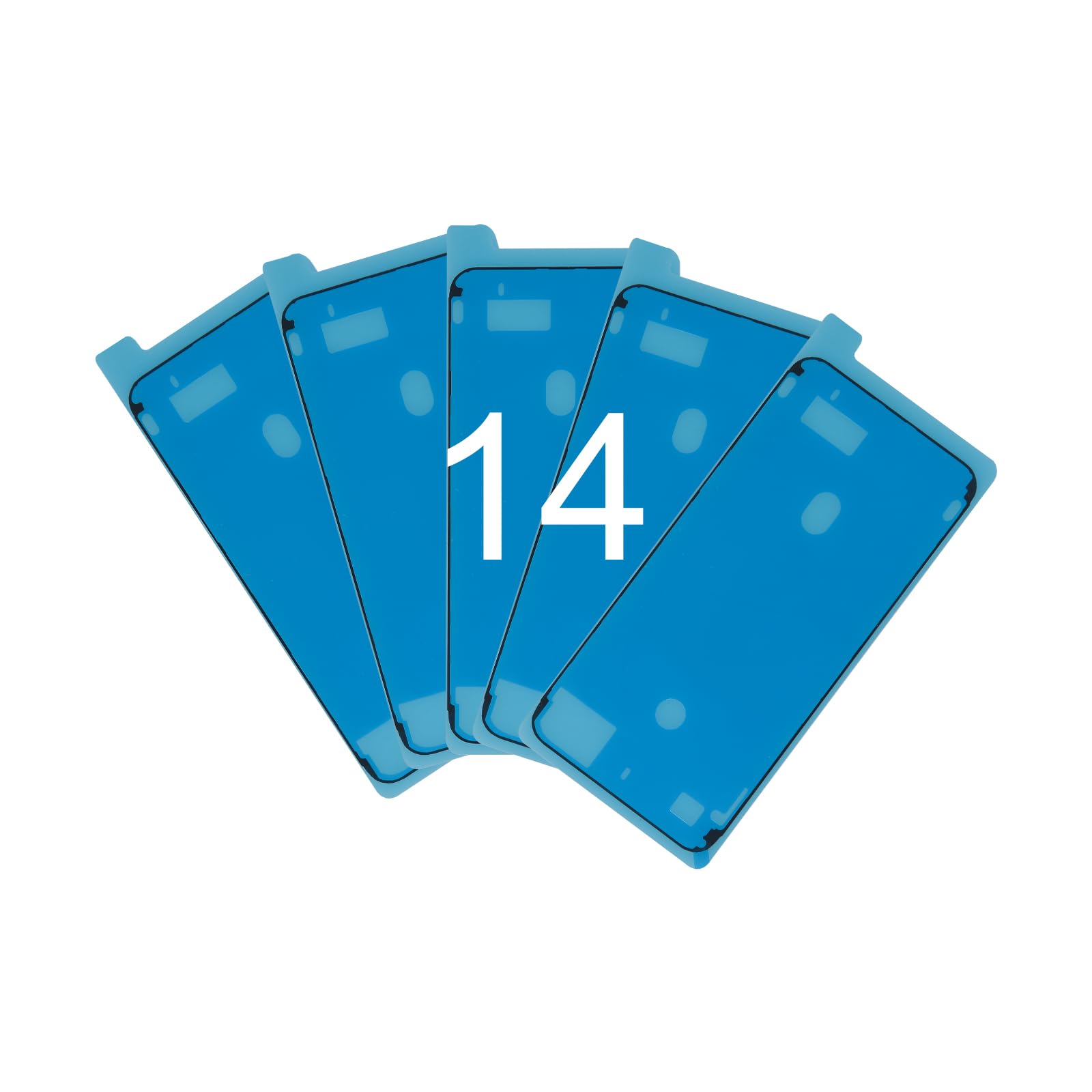 Photo 1 of Risidamoy 5 PCS for iPhone 14 Waterproof Pre-Cut Adhesive Sticker Fix Water Proof Stickers Kit for iPhone14 6.1" Screen Frame Sealing Tape Repair Watertight Internal for A2649 A2881 A2882 A2883 A2884
