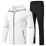 BGOWATU Men's Tracksuits 2 Piece Set Full Zip