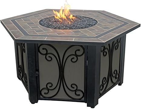 Blue Rhino Gad1352sp Outdoor Built In Fireplace Liquefied Petroleum Gas Lpg Multicolour Fireplace Kamin Amazon De Kuche Haushalt
