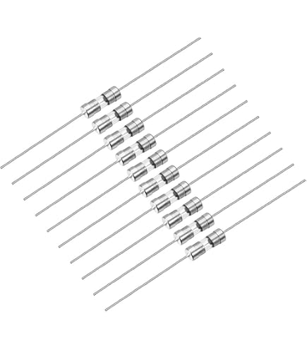 2 Unidades Tubo Portafusible Cerámico F4AH/T4AH - Para Fusibles 5x20 Mm, 250V, Rápida/lenta, Serie 215/216