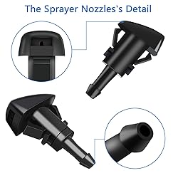 Windshield Washer Nozzles Kit, Windshield Washer
