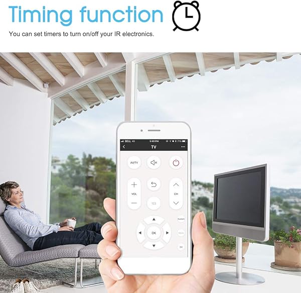 OWSOO WiFi IR Remoto IR Control Hub Wi Fi2 4Ghz Habilitado Infrarrojo Universal Control Remoto Inteligente para Aire Acondicionado TV Usando App Tuya Smart Life Compatible con Alexa Google Home