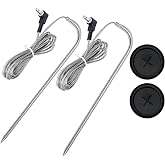 2-Pack Temp Meat Probe Replacement for Pit Boss Pellet Grills and Smokers | 3.5 mm Plug Thermometer Probes ，Compatible with Pit Boss Series Pellet Grill