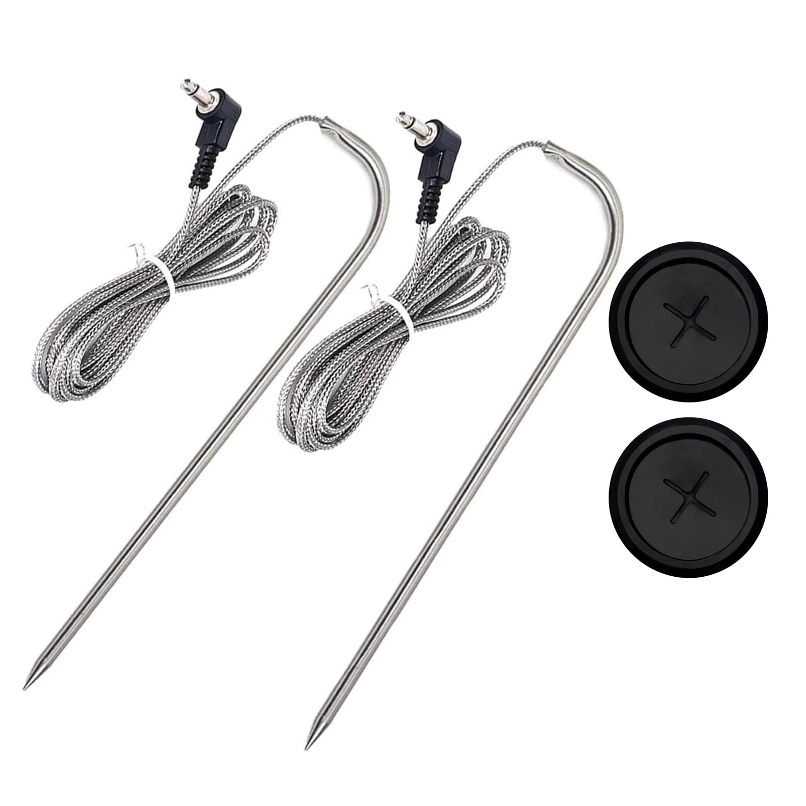Photo 1 of 2-Pack Temp Meat Probe Replacement for Pit Boss Pellet Grills and Smokers, 3.5 mm Plug Thermometer Probes ?Compatible with Pit Boss Series Pellet Grill