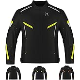 FTX Motorcycle Jacket for Men, Motorcycle Full Body Protective Gear Armor, Cordura Textile Fabric Motorcycle Jacket for Men