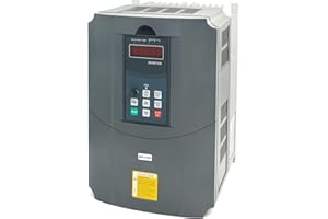 HY HUANYANG Variable Frequency Drive VFD Vector Single to 3 Phase Converter, for Motor Speed Control,220VAC Input/Output (GT Series 11KW-15HP Model)