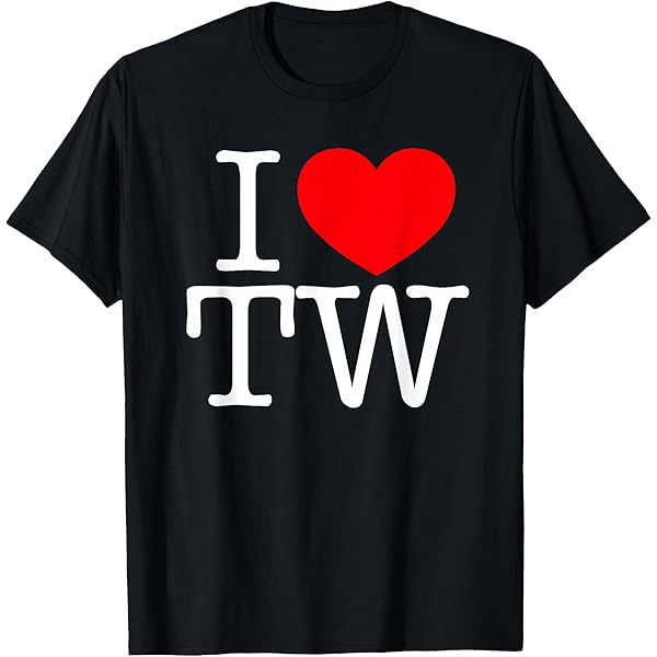 ♡tw♡ Amazon.com: I Love (Heart) TW T-Shirt : Clothing, Shoes & Jewelry