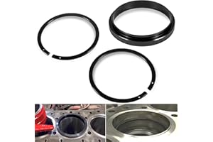 3pcs Piston Ring Compressor Adapter & Anti-Polishing Ring For Cummins ISX QSX 15 & Caterpillar 3400, 3406, 3408, C15 Work wit