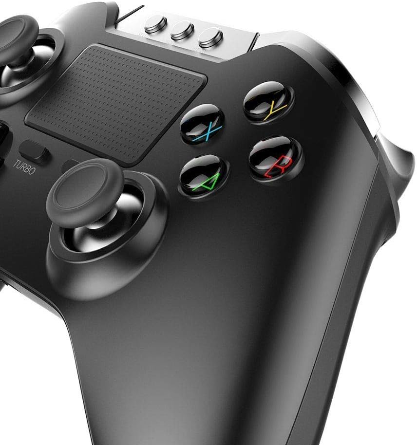 ipega Gamepad Bluetooth Wireless Joystick Gaming Controller Control with Touch Pad for Smartphone iOS Android Tablet PC(Black)