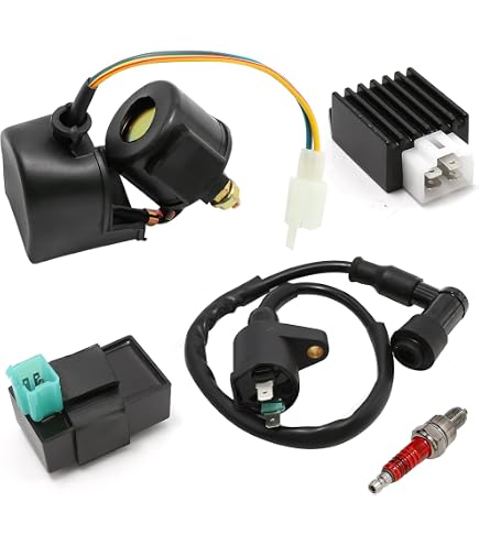 Narcilors 5-Piece ATV Ignition Kit - CDI, Coil, Regulator For 50cc-125cc Chinese Quads & Dirt Bikes