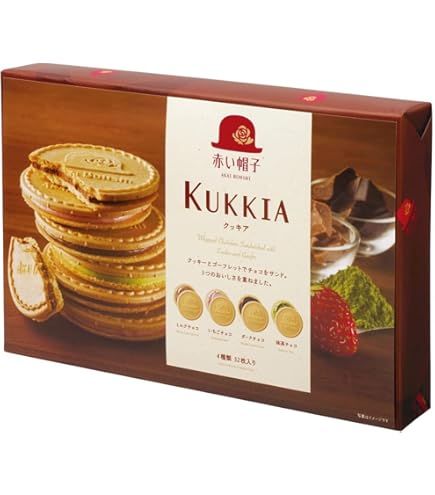 Amazon.com: Kukkia Cookies 20 Pieces 4 Flavors Chocolate