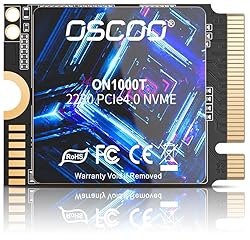 OSCOO 512GB M.2 2230 NVMe SSD, PCIe Gen4x4 Internal
