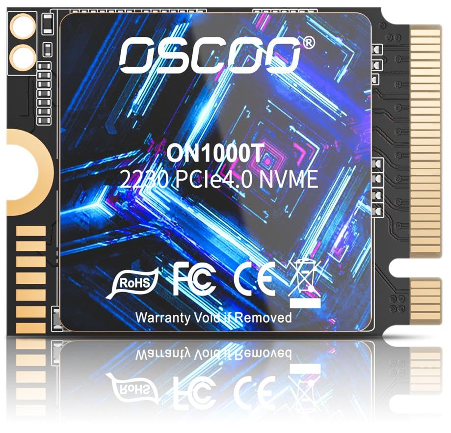 OSCOO 512GB M.2 2230 NVMe SSD, PCIe Gen4x4 Internal