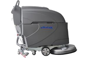 ELIFECENTER Emotor Self-Propelled Automatic Commerical Floor Scrubber Machine, Tile Floor Cleaning Machine - 20" Brush with 33" Squeegee-14.5 gal Tank for Shopping Mall/Warehouse/Hospital/Airport